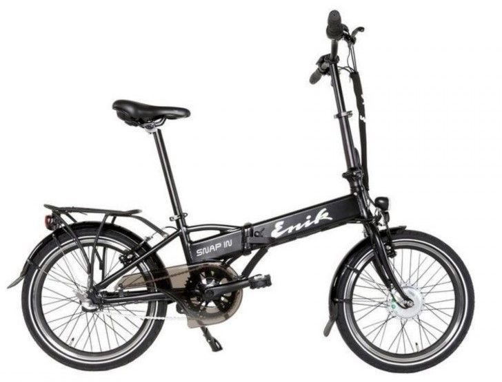 Vélo électrique Enik Facile 250W lithium gris - Photo n°7