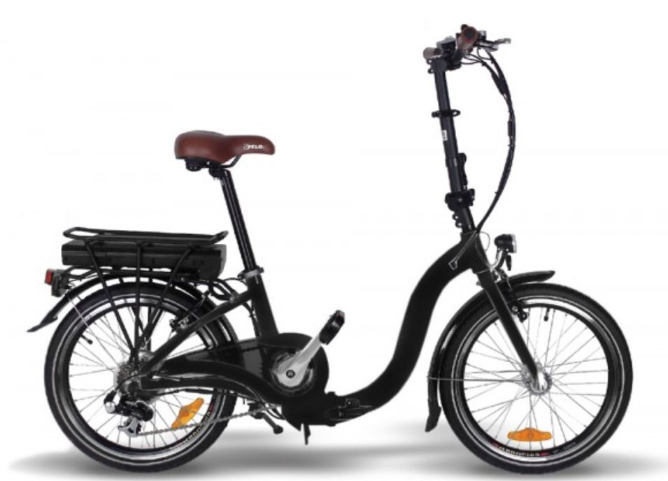 Vélo électrique Nice 250W lithium noir E-Go Quick - Photo n°1