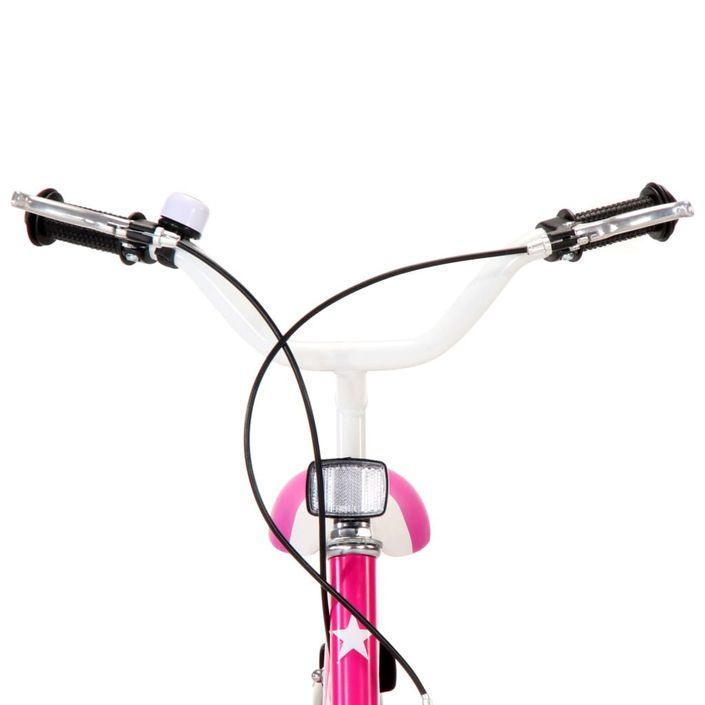 Vélo pour enfants 16 pouces Noir et rose - Photo n°5