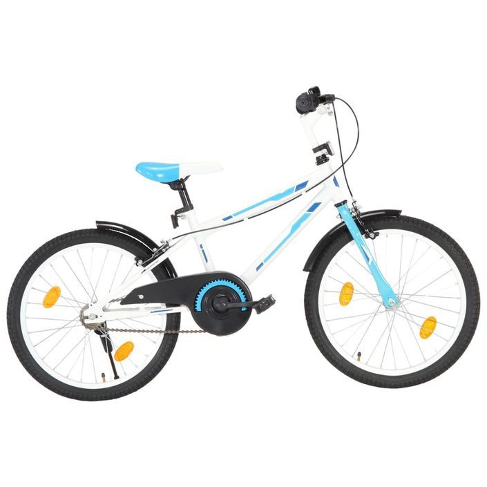 Vélo pour enfants 20 pouces Bleu et blanc - Photo n°1