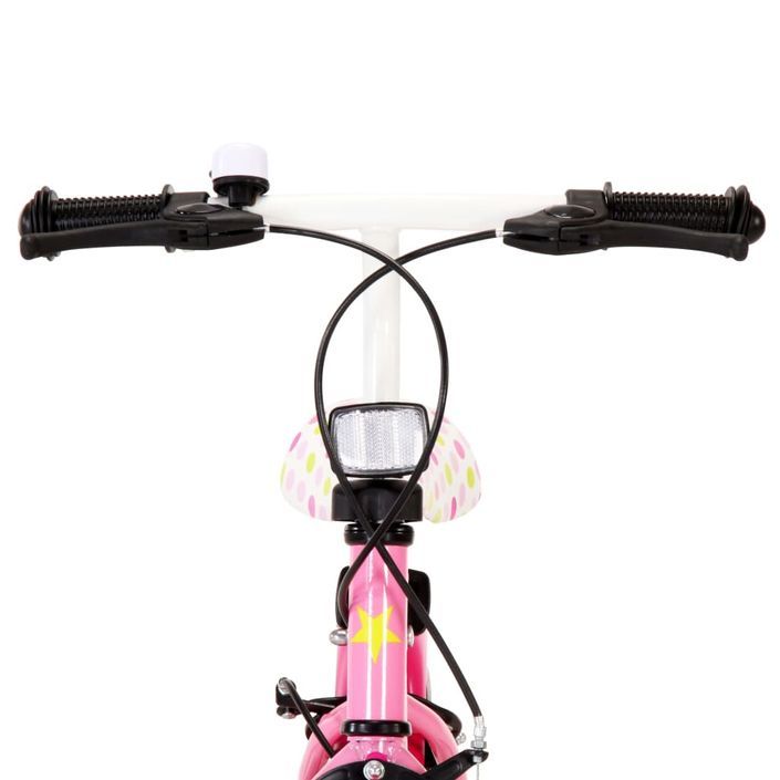 Vélo rose et blanc 12 pouces Cyclob - Photo n°5