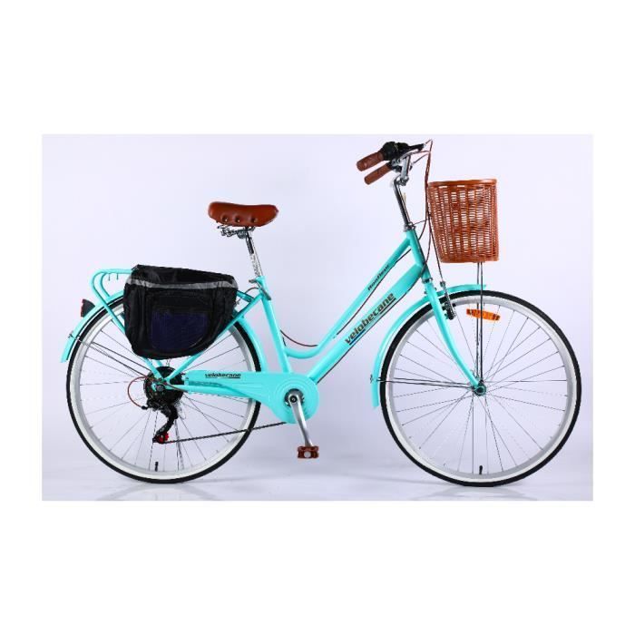Velobecane Honfleur Vélo de ville Turquoise - Photo n°2