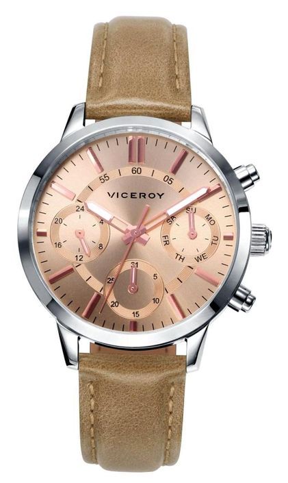 Viceroy Women 471032-97 - Stainless Steel - Leather/cuoio - 35mm - 50 Meters - Photo n°1