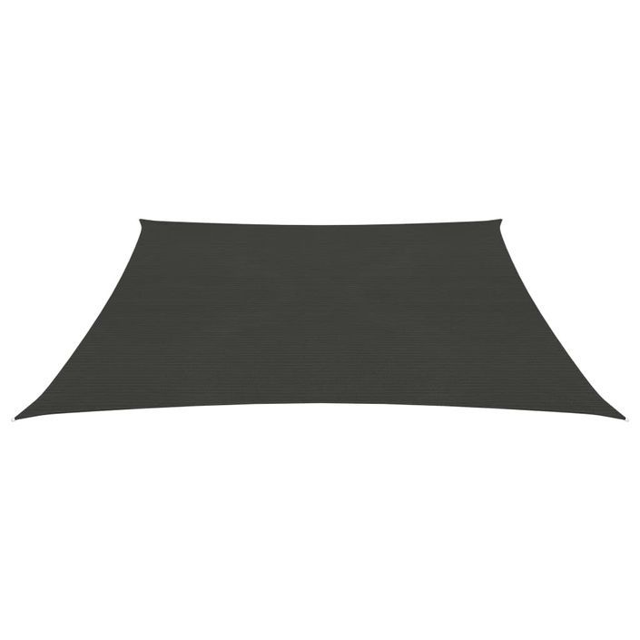 Voile d'ombrage 160 g/m² Anthracite 3/4x2 m PEHD - Photo n°3