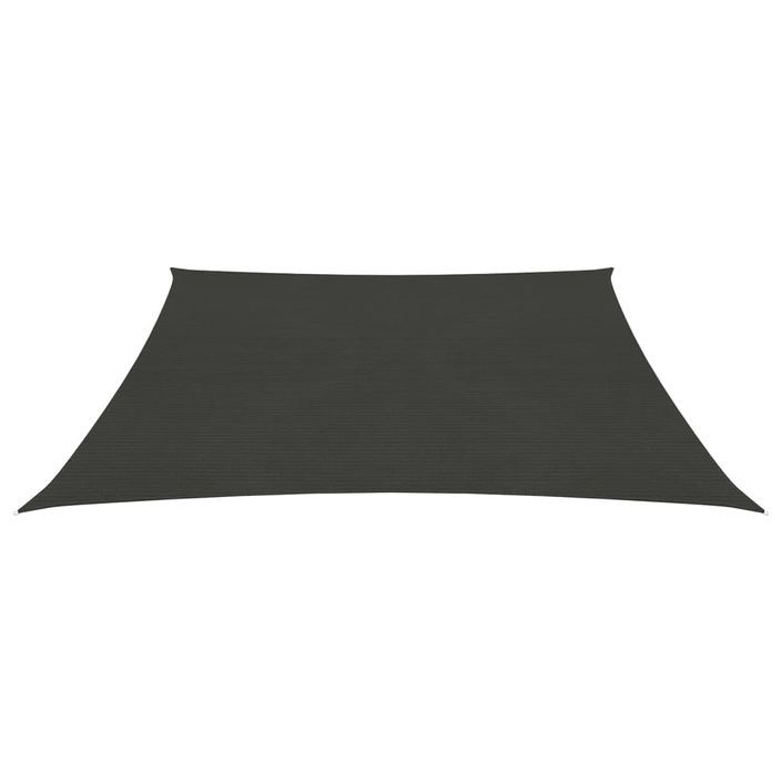 Voile d'ombrage 160 g/m² Anthracite 3/4x3 m PEHD - Photo n°3