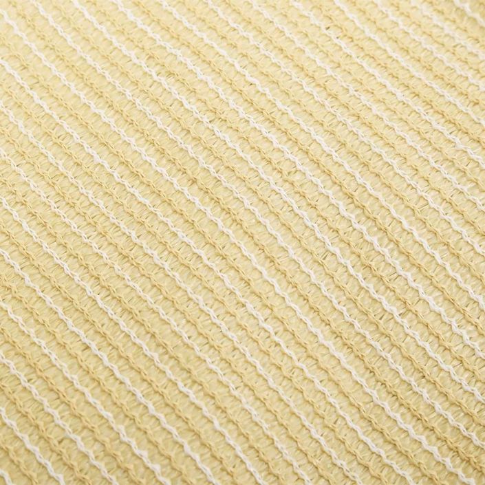 Voile d'ombrage 160 g/m² Beige 2,5x4,5 m PEHD - Photo n°5