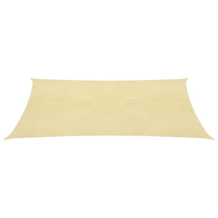 Voile d'ombrage 160 g/m² Beige 2,5x4 m PEHD - Photo n°2