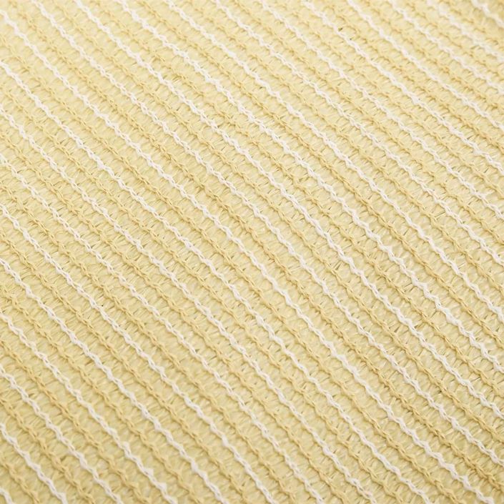 Voile d'ombrage 160 g/m² Beige 2,5x4 m PEHD - Photo n°5