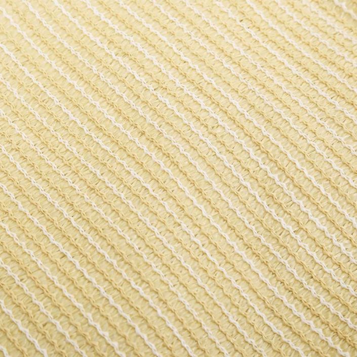 Voile d'ombrage 160 g/m² Beige 2,5x5 m PEHD - Photo n°5