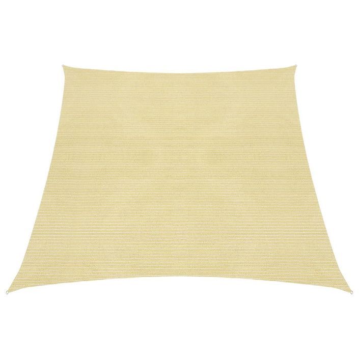 Voile d'ombrage 160 g/m² Beige 3/4x2 m PEHD - Photo n°1