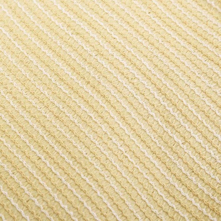Voile d'ombrage 160 g/m² Beige 3,5x5 m PEHD - Photo n°2