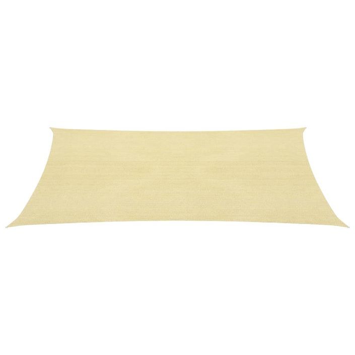 Voile d'ombrage 160 g/m² Beige 4,5x4,5 m PEHD - Photo n°2