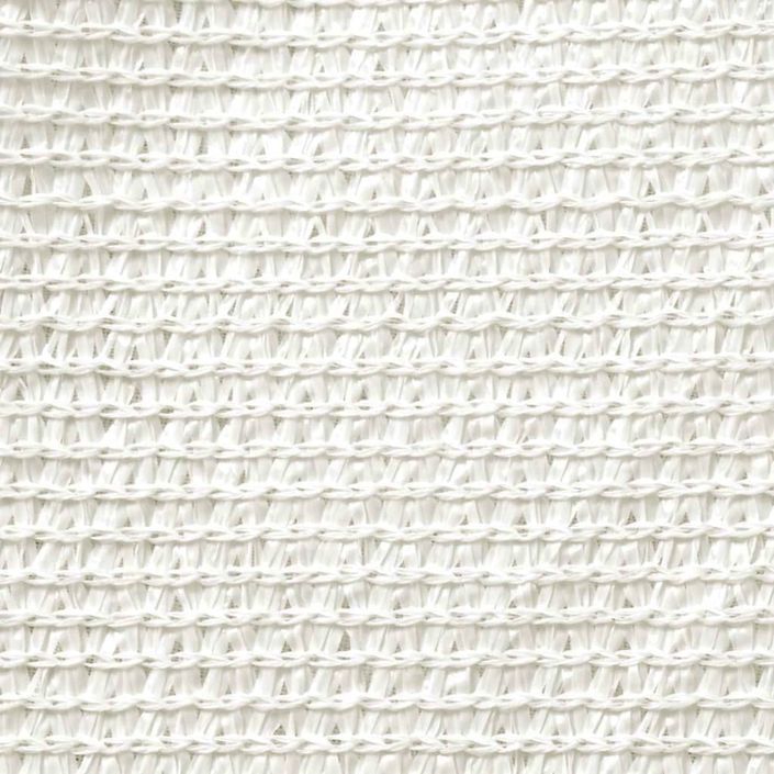 Voile d'ombrage 160 g/m² Blanc 2x2,5 m PEHD - Photo n°2