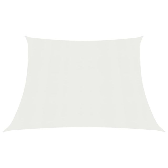 Voile d'ombrage 160 g/m² Blanc 3/4x2 m PEHD - Photo n°1