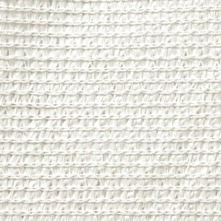 Voile d'ombrage 160 g/m² Blanc 3/4x2 m PEHD - Photo n°2