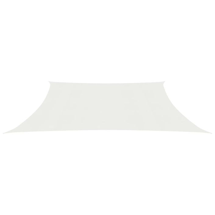 Voile d'ombrage 160 g/m² Blanc 3/4x2 m PEHD - Photo n°3