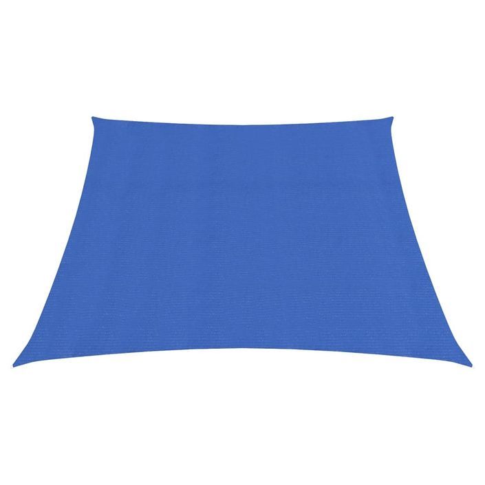 Voile d'ombrage 160 g/m² Bleu 3/4x2 m PEHD - Photo n°1