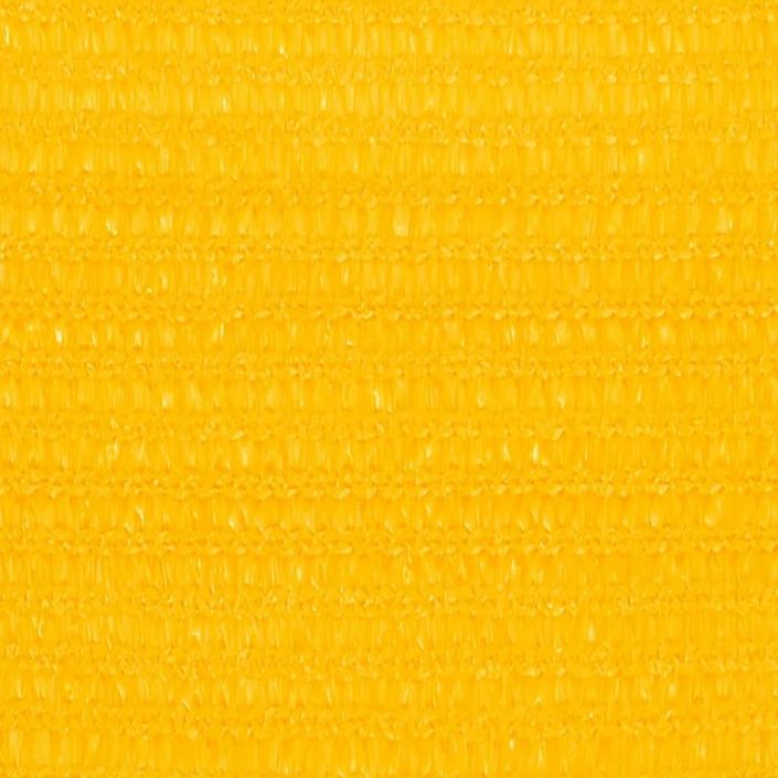 Voile d'ombrage 160 g/m² carré jaune 4,5x4,5 m PEHD - Photo n°5