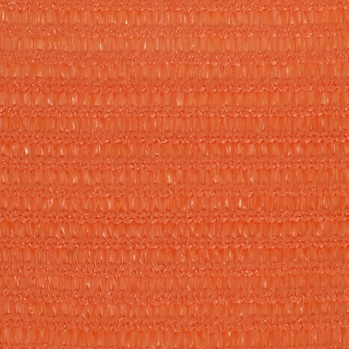 Voile d'ombrage 160 g/m² carré orange 4x4 m PEHD - Photo n°5