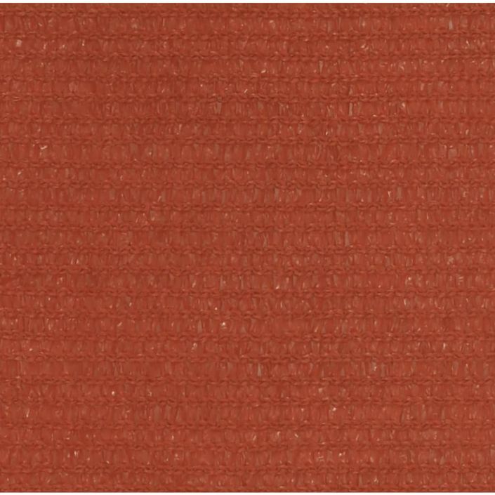 Voile d'ombrage 160 g/m² carré terre cuite 4,5x4,5 m PEHD - Photo n°5