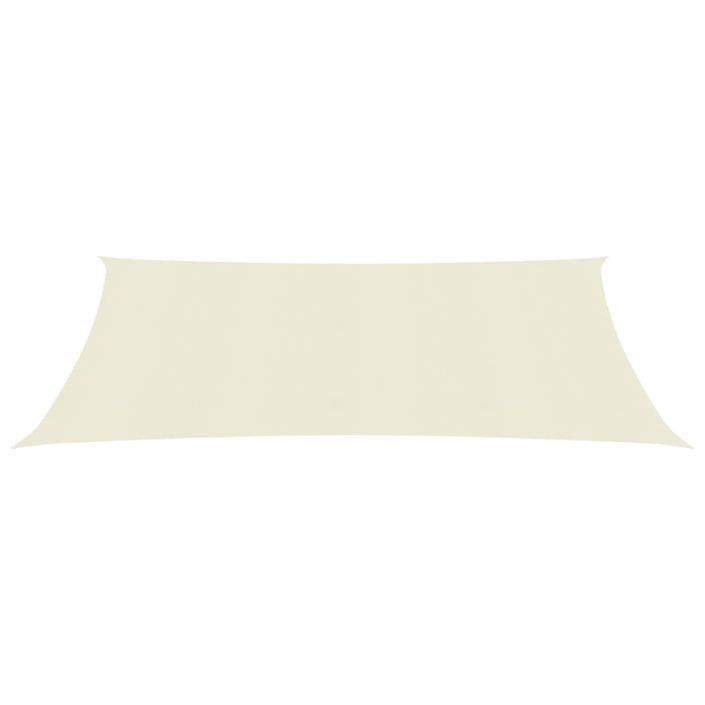 Voile d'ombrage 160 g/m² Crème 2,5x4,5 m PEHD - Photo n°3