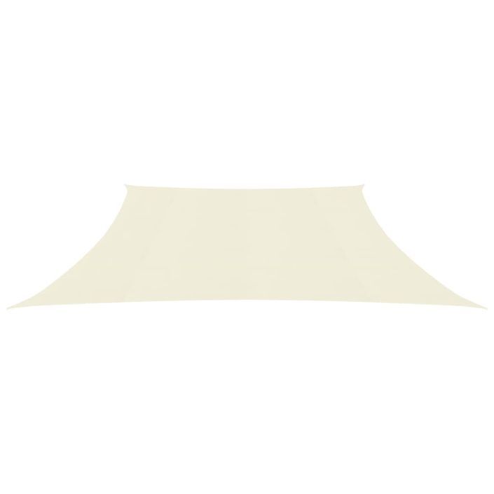 Voile d'ombrage 160 g/m² Crème 3/4x2 m PEHD - Photo n°3