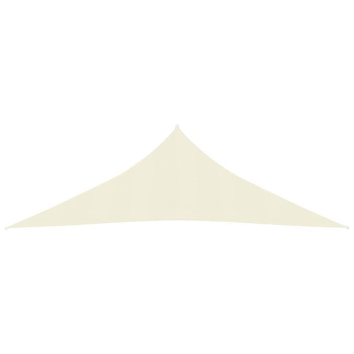 Voile d'ombrage 160 g/m² Crème 3,5x3,5x4,9 m PEHD - Photo n°3