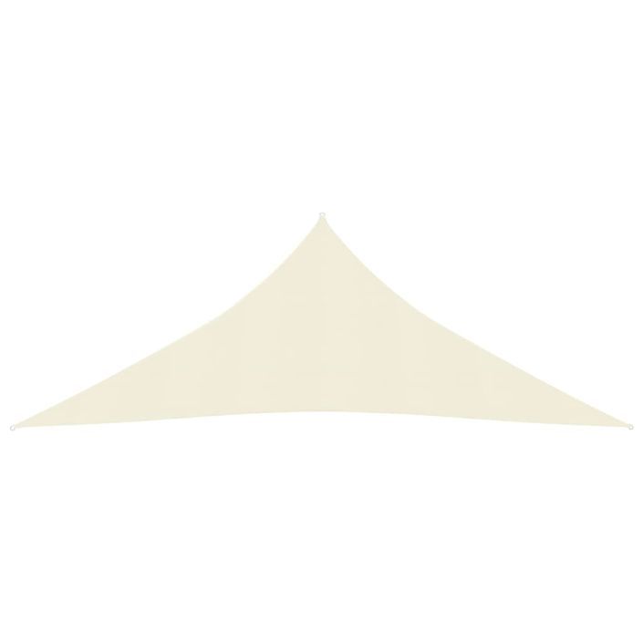 Voile d'ombrage 160 g/m² Crème 4,5x4,5x4,5 m PEHD - Photo n°2