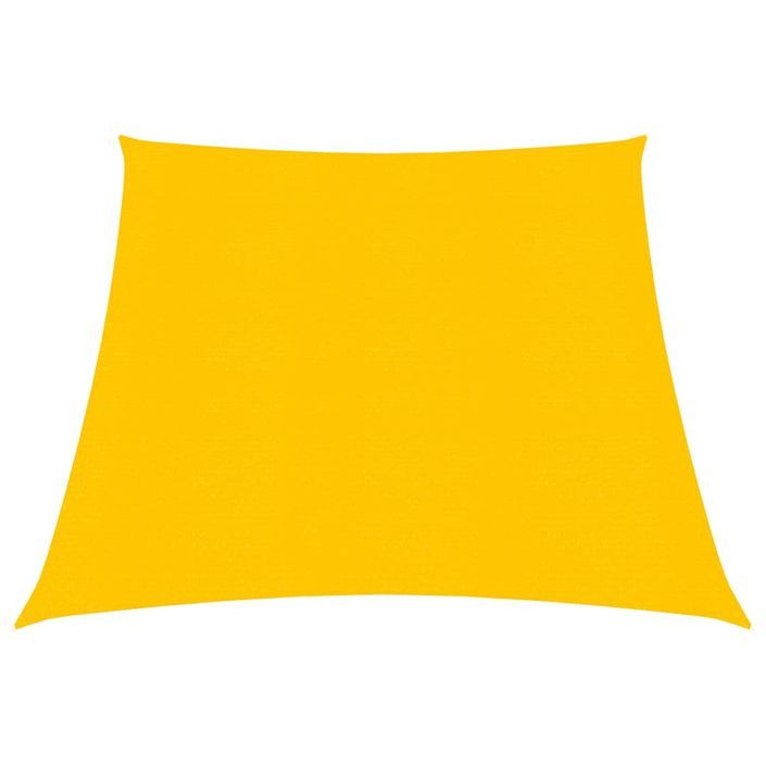 Voile d'ombrage 160 g/m² Jaune 3/4x2 m PEHD - Photo n°1