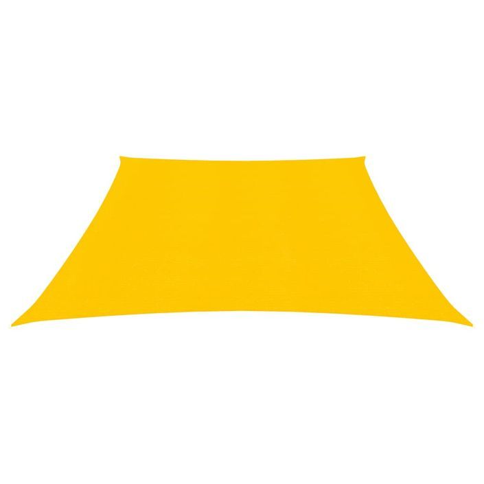 Voile d'ombrage 160 g/m² Jaune 3/4x2 m PEHD - Photo n°3