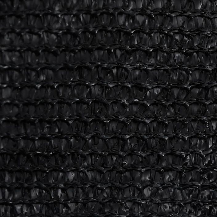 Voile d'ombrage 160 g/m² Noir 3/4x2 m PEHD - Photo n°2