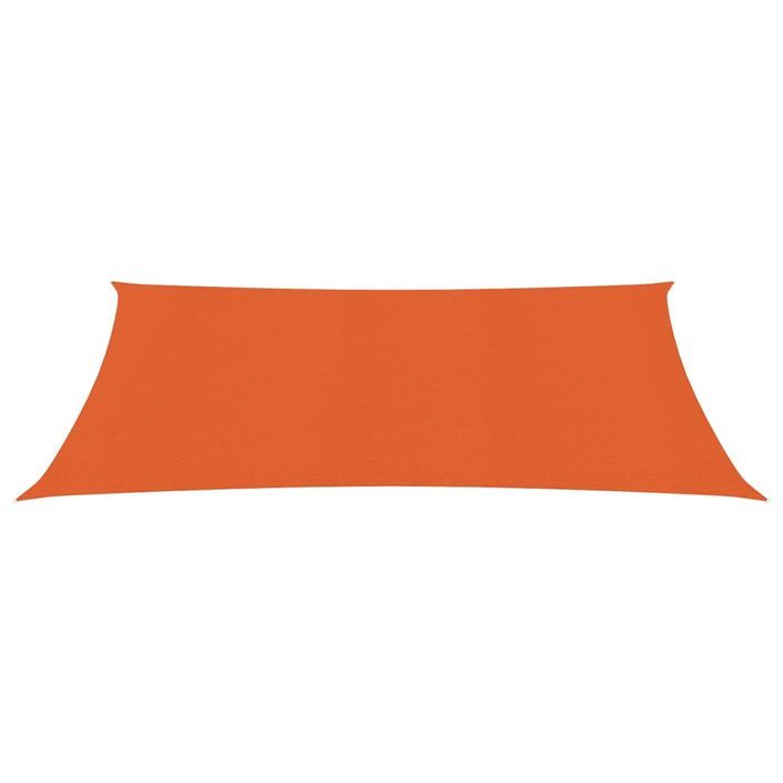 Voile d'ombrage 160 g/m² Orange 2,5x3,5 m PEHD - Photo n°3