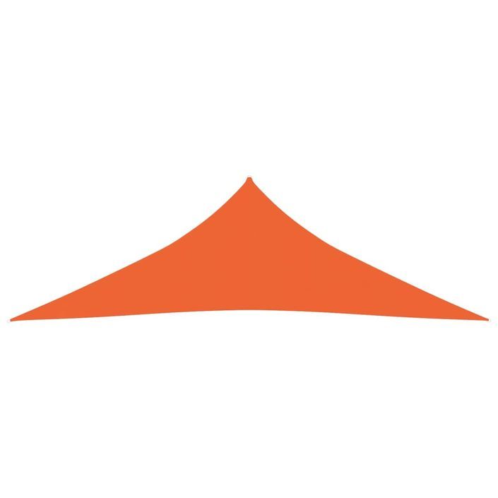 Voile d'ombrage 160 g/m² Orange 3,5x3,5x4,9 m PEHD - Photo n°3