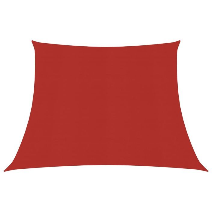 Voile d'ombrage 160 g/m² Rouge 3/4x2 m PEHD - Photo n°1