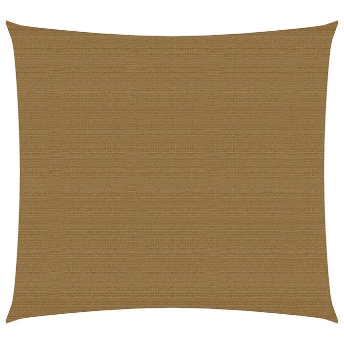 Voile d'ombrage 160 g/m² Taupe 2,5x3 m PEHD - Photo n°1