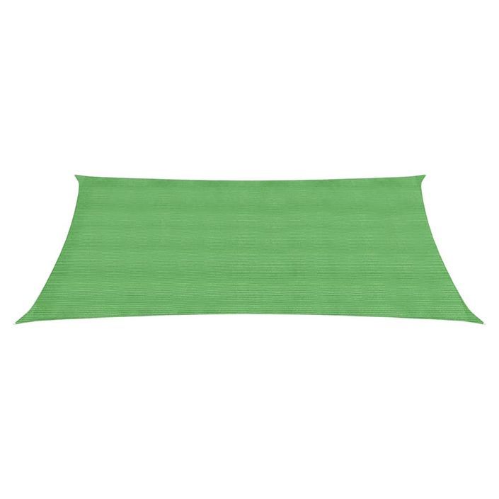 Voile d'ombrage 160 g/m² Vert clair 2,5x4,5 m PEHD - Photo n°3