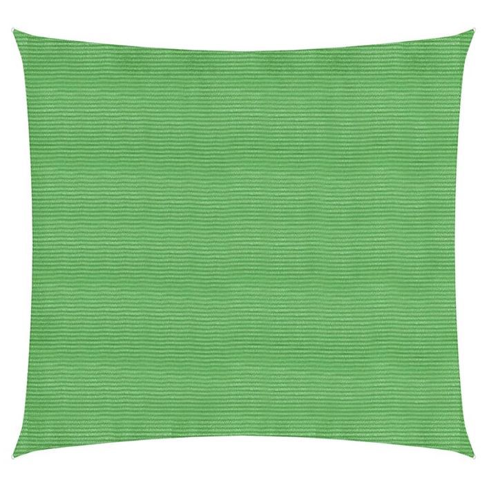 Voile d'ombrage 160 g/m² Vert clair 2x2,5 m PEHD - Photo n°1