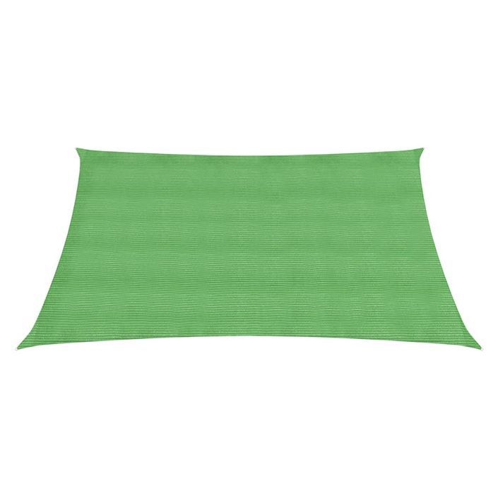 Voile d'ombrage 160 g/m² Vert clair 2x2,5 m PEHD - Photo n°3