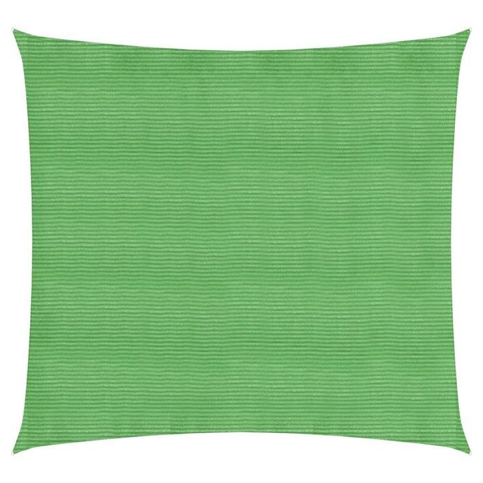 Voile d'ombrage 160 g/m² Vert clair 2x2 m PEHD - Photo n°1