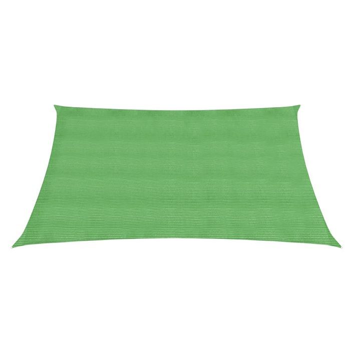 Voile d'ombrage 160 g/m² Vert clair 2x2 m PEHD - Photo n°3