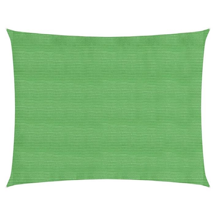 Voile d'ombrage 160 g/m² Vert clair 2x3 m PEHD - Photo n°1