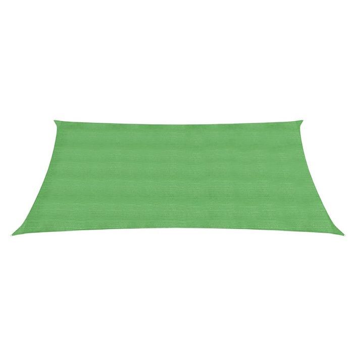 Voile d'ombrage 160 g/m² Vert clair 2x3 m PEHD - Photo n°3