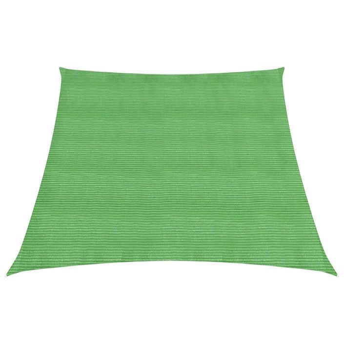 Voile d'ombrage 160 g/m² Vert clair 3/4x2 m PEHD - Photo n°1