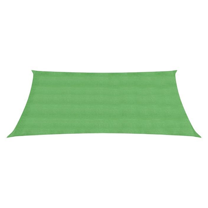 Voile d'ombrage 160 g/m² Vert clair 3,5x4,5 m PEHD - Photo n°3