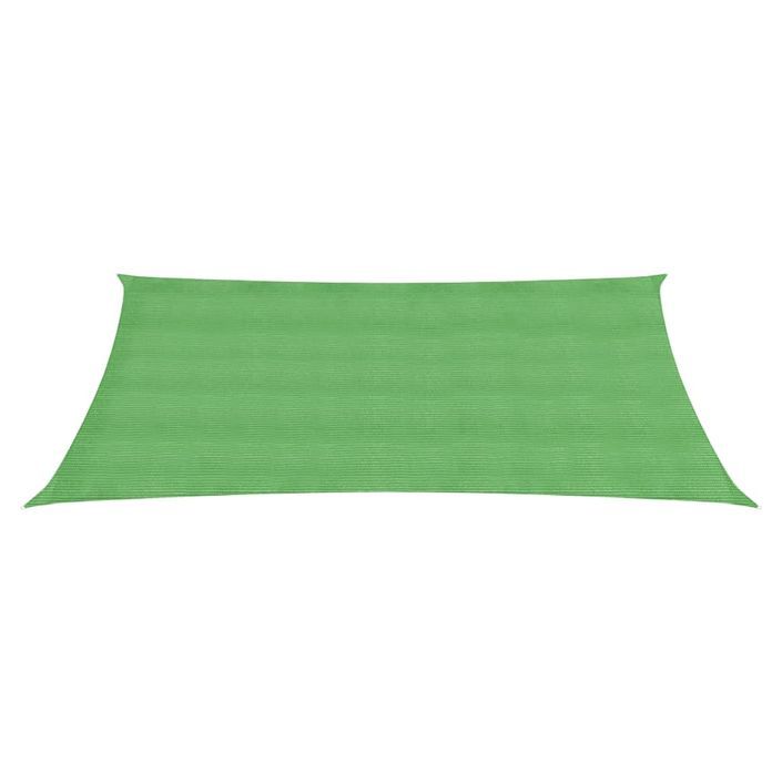 Voile d'ombrage 160 g/m² Vert clair 4x6 m PEHD - Photo n°3