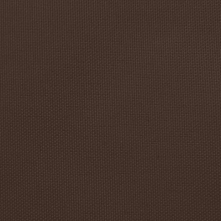 Voile de parasol Tissu Oxford carré 2,5x2,5 m Marron - Photo n°2