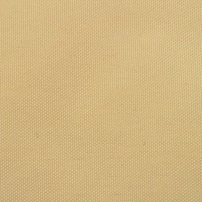 Voile de parasol Tissu Oxford Carré 2 x 2 m Beige - Photo n°2