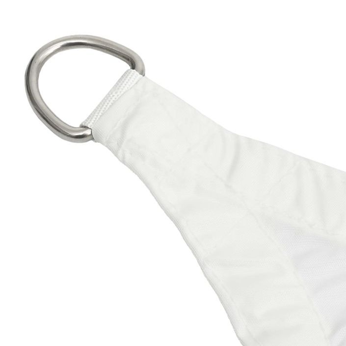 Voile de parasol Tissu Oxford carré 2x2 m Blanc - Photo n°5