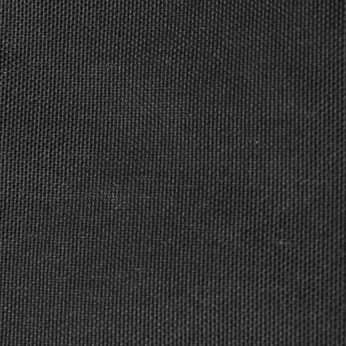 Voile de parasol Tissu Oxford carré 5x5 m Anthracite - Photo n°2