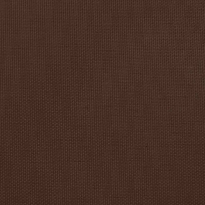 Voile de parasol Tissu Oxford carré 6x6 m Marron - Photo n°2